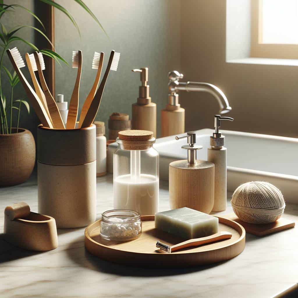 Eco-friendly bathroom swaps, Ditch the Plastic.