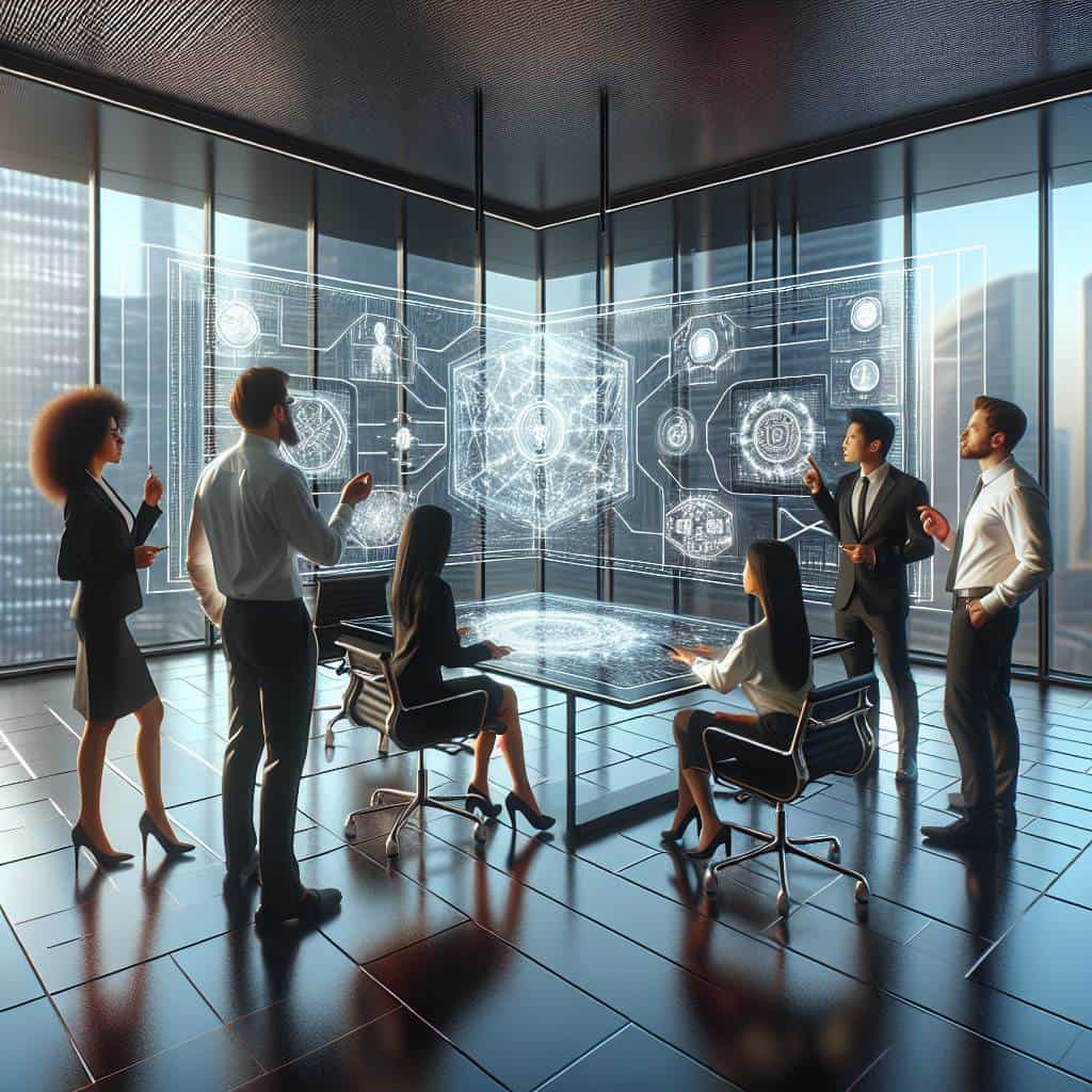 Smart Contracts: Unplugged and Unfiltered, professionals collaborating.