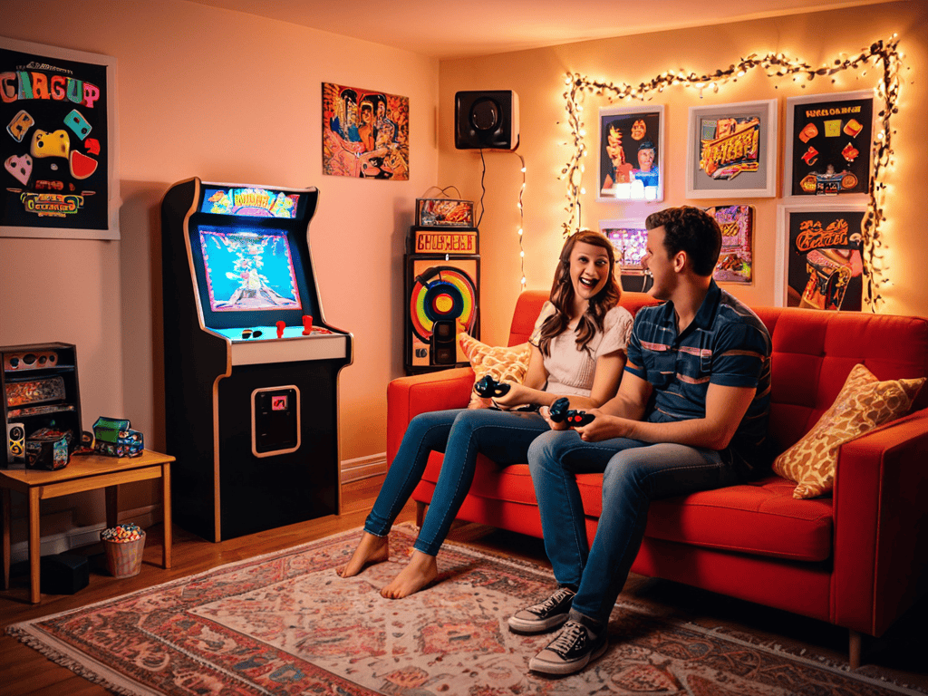 Retro Arcade Night Fun