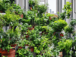 Vertical garden guide for small balconies