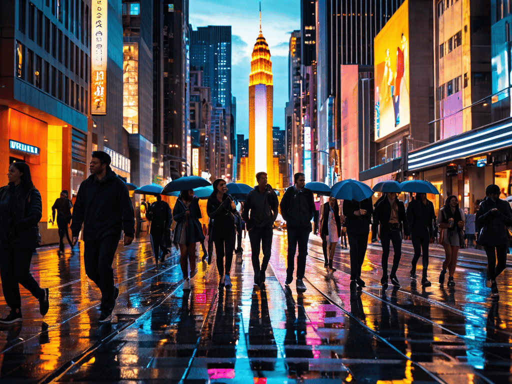 Urban culture cityscape