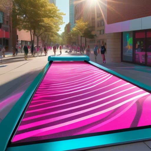 Neon Bio‑Canvas glowing AR fitness artwork